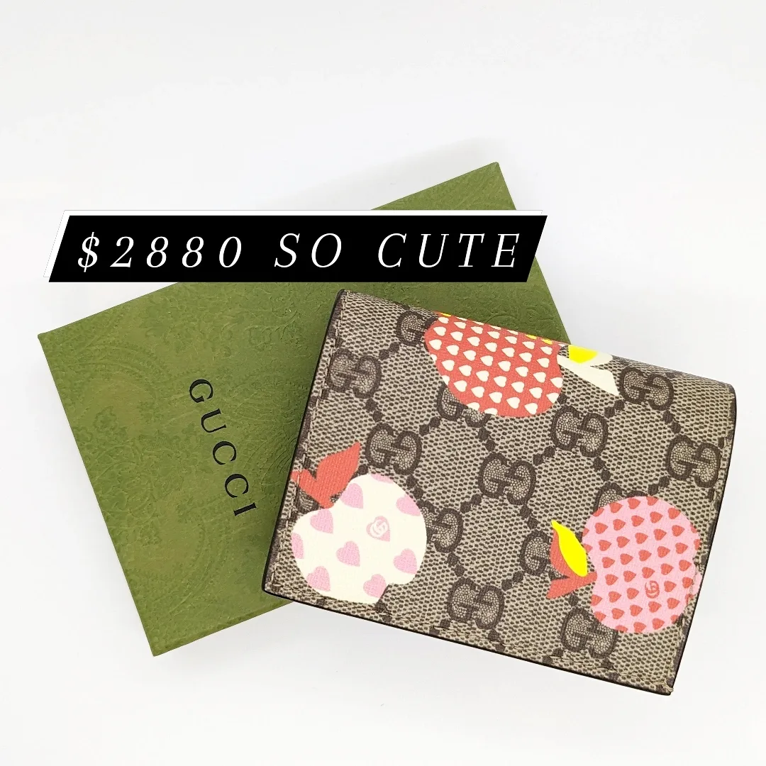Gucci Apple X GG Logo Woman Wallet