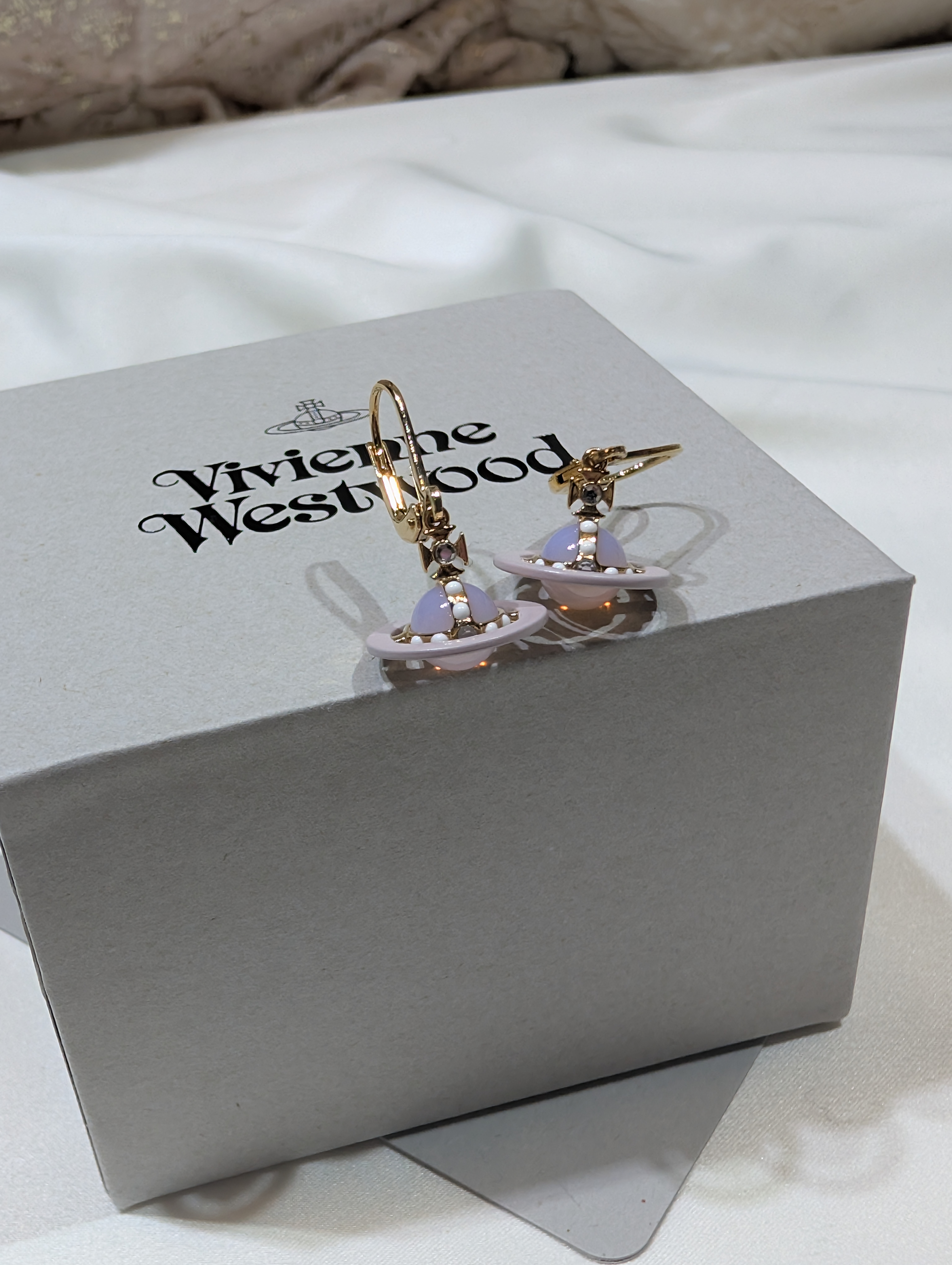 Vivienne Westwood Womens Petite Original Orb Earrings